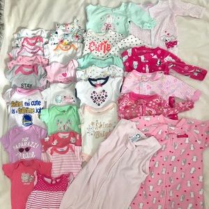 0-3 month baby girl bundle